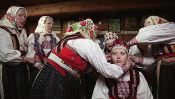 Foto z natáčania filmu Blažovská svadba Foto z natáčania filmu Blažovská svadba