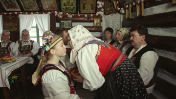 Foto z natáčania filmu Blažovská svadba Foto z natáčania filmu Blažovská svadba