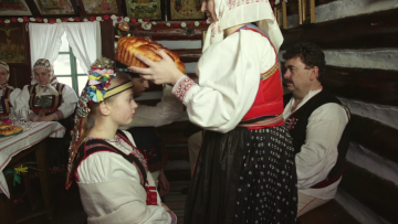 Foto z natáčania filmu Blažovská svadba Foto z natáčania filmu Blažovská svadba