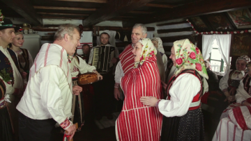 Foto z natáčania filmu Blažovská svadba Foto z natáčania filmu Blažovská svadba