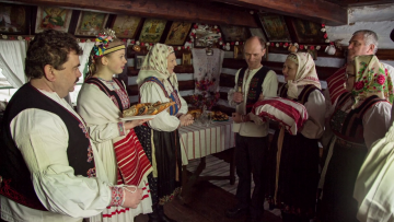 Foto z natáčania filmu Blažovská svadba Foto z natáčania filmu Blažovská svadba