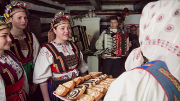 Foto z natáčania filmu Blažovská svadba Foto z natáčania filmu Blažovská svadba